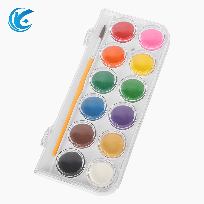 Shimmer 12 Colours Solid Watercolor Paint